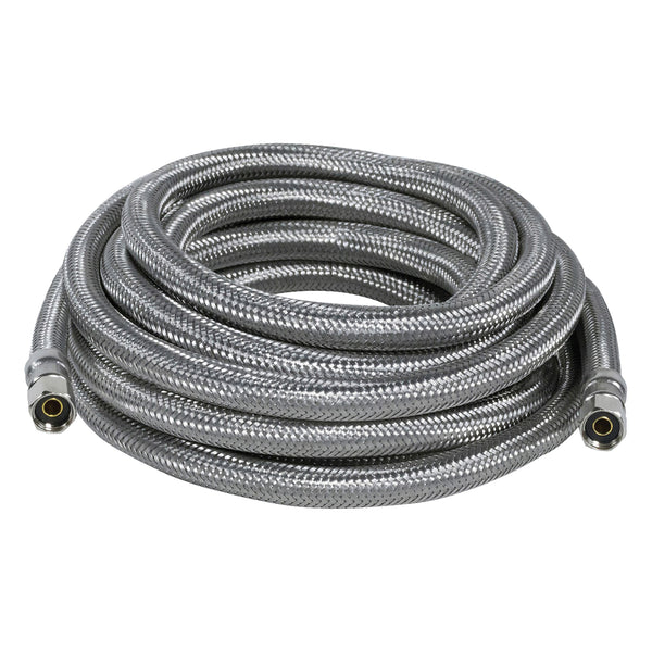 Braided Stainless Steel Ice Maker Connector, 15ft – Certified