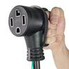 3-Prong to 4-Prong Dryer Cord Adapter with Ground Wire